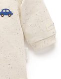 Purebaby - Thick Henley Bodysuit - Wheat Neppy