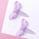 Lauren Hinkley - Lavender Bunny Mini Grosgrain Hair Clips