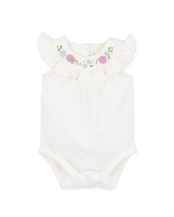Bebe - Zara Frill Yoke Bodysuit