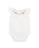 Bebe - Zara Frill Yoke Bodysuit
