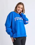 Foxwood - Interval Crew - Cobalt / Neon Pink