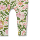 Wilson & Frenchy - Ma Fleur Organic Zipsuit With Feet