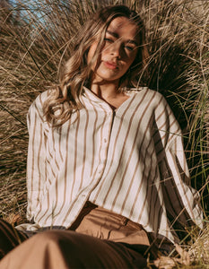 Foxwood - Walter Stripe Shirt - Vintage White