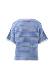Ceres Life - Nina Boxy Knit Tee - Summer Blue Stripe