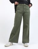 Foxwood - Sarah Wide Leg Jean - Green