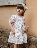 Purebaby - Linen Blend Dress - Mexican Floral