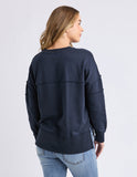 Foxwood - Jayne Throw On Fleece - Navy