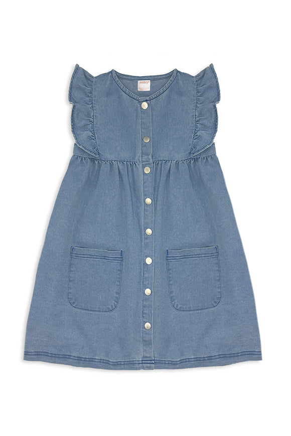 Milky - Denim Frill Dress