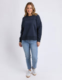 Foxwood - Jayne Throw On Fleece - Navy
