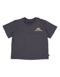 Animal Crackers - Ocean Rise Tee - Charcoal
