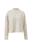 Ceres Life - Finley Funnel Neck Knit - Milk