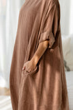 Eadie Lifestyle - The Malle Linen Dress - Clay