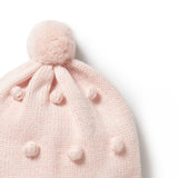 Wilson & Frenchy - Pink Knitted Bauble Hat