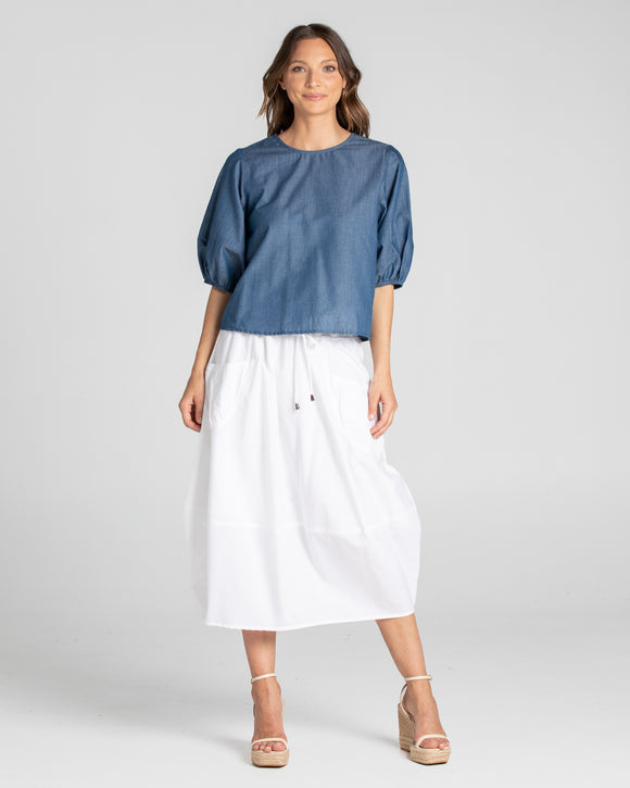 Boom Shankar - Guru Skirt - White