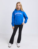 Eve Girl - Performance Hoodie - Blue & Pink