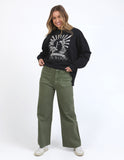 Foxwood - Sarah Wide Leg Jean - Green
