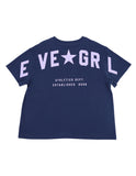 Eve Girl - Motion Tee - Navy/Lilac