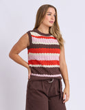 Foxwood - Haven Stripe Knit Top - Grenadine Stripe
