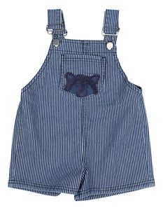 Animal Crackers - Vertical Overalls - Stripe