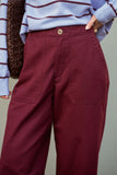 Ceres Life - Weekender Pant - Burgundy