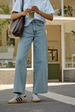 Ceres Life - Evie Wide Leg Jeans - Mid Vintage Blue