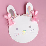 Lauren Hinkley - Pink Bunny Mini Grosgrain Hair Clips