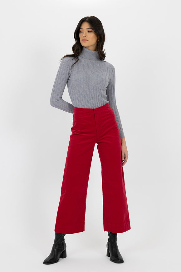 Humidity - Fleetwood Cord Jeans - Ruby