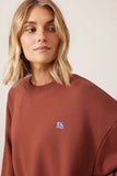 Ceres Life - Quinn Slouchy Crew - Burnt Toffee