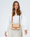 Elms + King - Lugano Xbody - Tan Weave