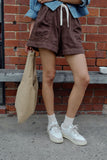 Ceres Life - Darcy Relaxed Everday Short - Chocolate