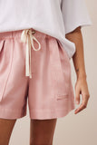 Ceres Life - Darcy Relaxed Everday Short - Washed Pink