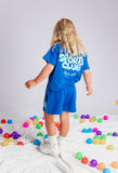 Eve Girl - Sports Club Fleece Shorts - Cobalt