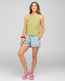 Boom Shankar - Hara Top Reversible - Capri Peach/Tangerine