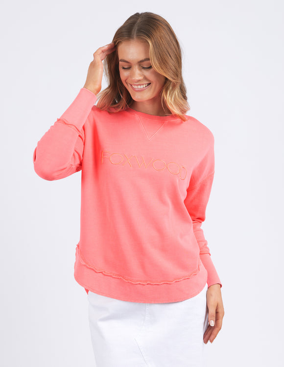 Foxwood - Simplified Crew - Neon Pink