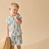 Wilson & Frenchy - Frosty Fruits Organic Short Sleeve PJ’s