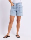 Foxwood - Balmy Short - Pale Blue Wash
