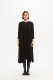 Tirelli - Overlay Panel Knit Dress - Black