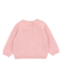 Bebe - Molly Pointelle Jumper - Pink Marl