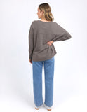 Foxwood - Jayne Throw On - Stone Grey
