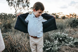 Love Henry - Cooper Puffer Vest - Navy Corduroy