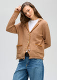 LD & Co - Collared Cardi - Camel