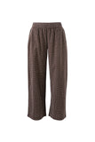 Ceres Life - The Lounge Pant - Textured Chocolate Check