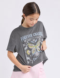 Eve Girl - Chasing The Sun Tee - Charcoal
