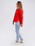 Foxwood - Simplified Crew - Bright Red