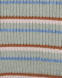 Fox & Finch - Bug Stripe Knitted Jumper - Green Multi