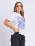 Foxwood - Studio Rose Tee - White