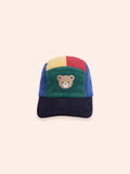 Huxbaby - Colour Block Cord Panel Cap - Blue/Green/Yellow/Red