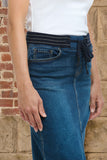 Italian Star - Hugo Summer Skirt - Dark Denim