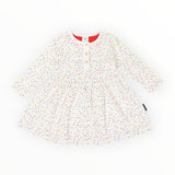 Korango - Sprinkles Cotton Dress - Beige