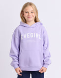 Eve Girl - Performance Hoodie - Purple & White